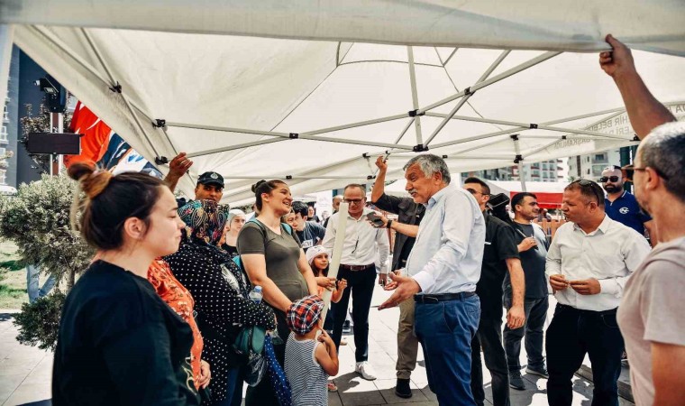 Sarıçamda portatif havuz açıldı