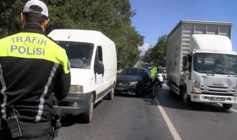 Sarıyer’de drone destekli trafik denetimi