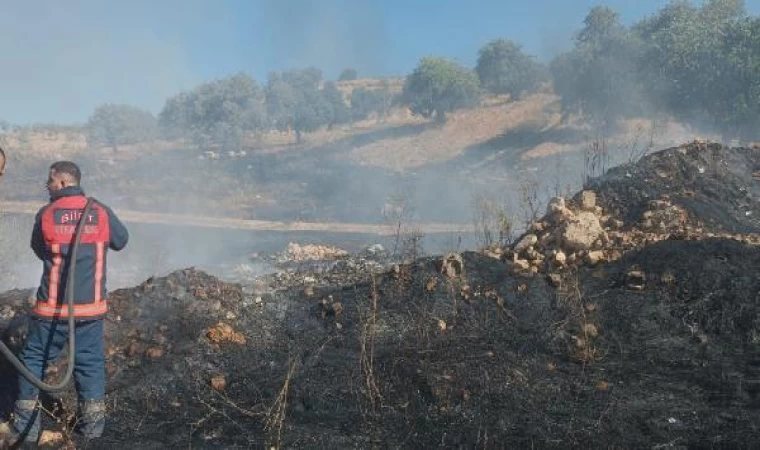 Siirt’te çıkan örtü yangını söndürüldü