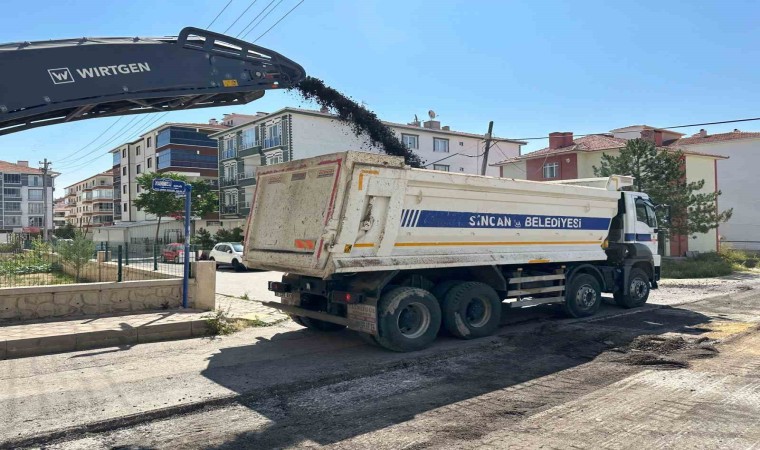 Sincanda bu yıl 50 bin ton sıcak asfalt dökülmesi planlanıyor