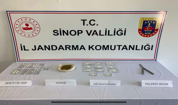 Sinopta jandarmadan şok uygulama: 5 gözaltı