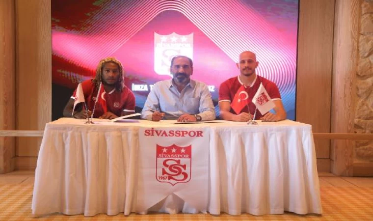 Sivasspor, Gerson Rodrigues ve Erhan Erentürk’ü açıkladı