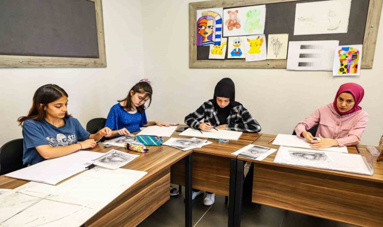 ŞSMdeki resim kursu yoğun ilgi görüyor