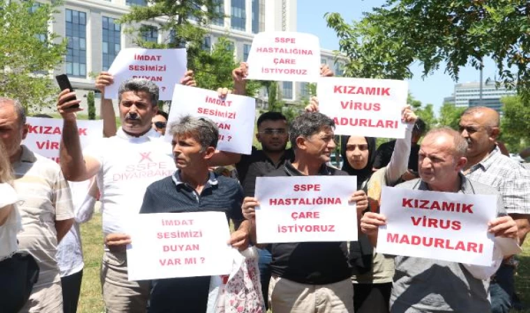 SSPE hastası çocukların aileleri Sağlık Bakan Yardımcısı Tolunay ile görüştü