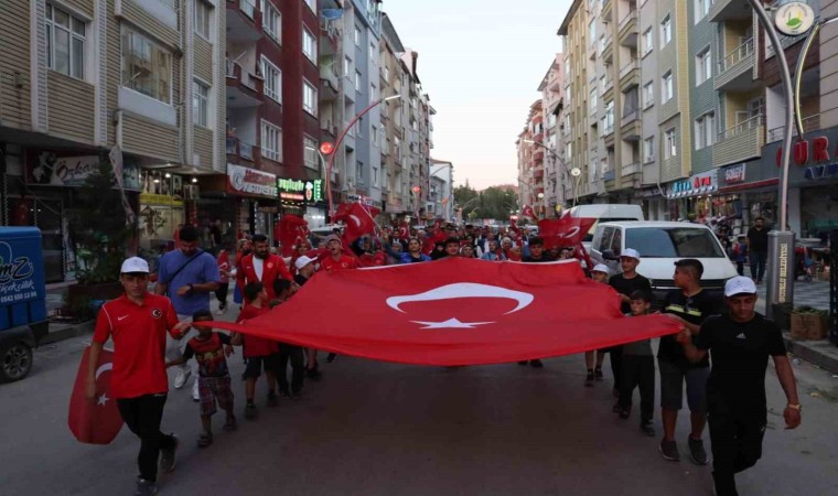 Sungurluda Milli Birlik Yürüyüşü düzenlendi