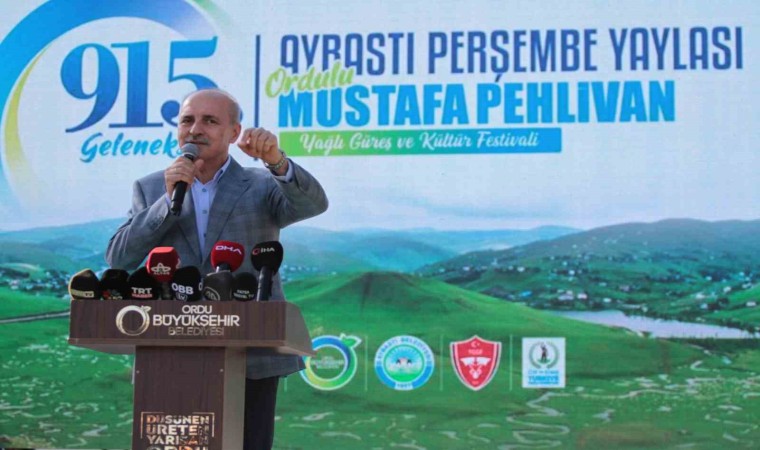 TBMM Başkanı Kurtulmuş, 915inci Güreş Festivaline katıldı