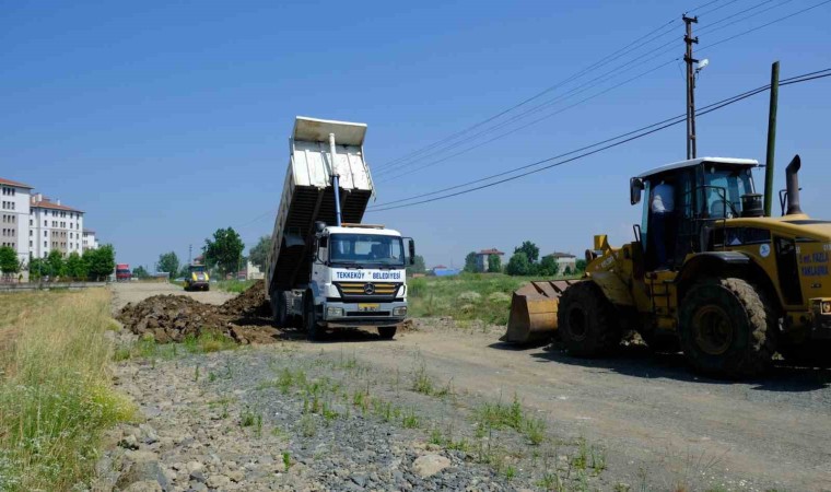 Tekkeköyde imar yolları açılıyor