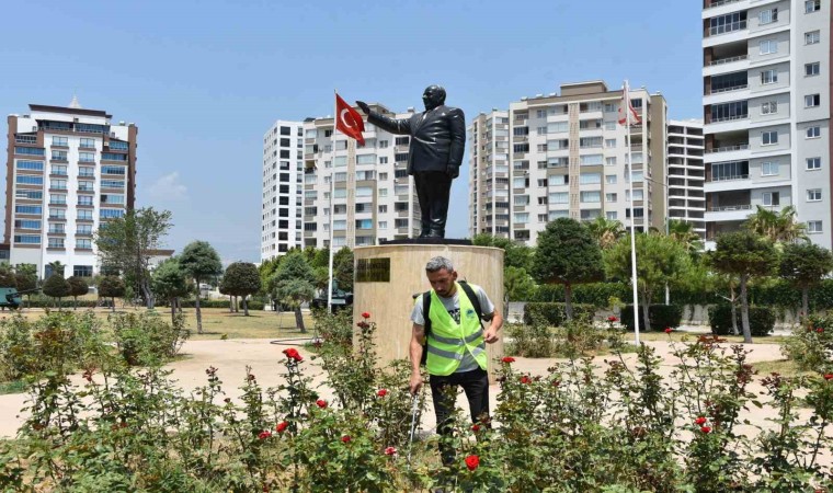 Toroslarda park ve yeşil alanların bakımı özenle yapılıyor