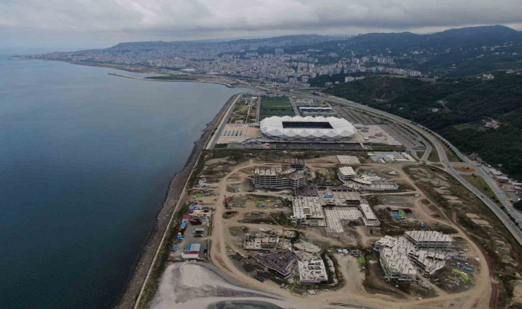 Trabzon Şehir Hastanesi inşaatı hızla yükseliyor