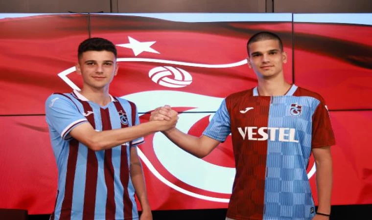 Trabzonspor’un 2 genç oyuncusu sözleşme imzaladı