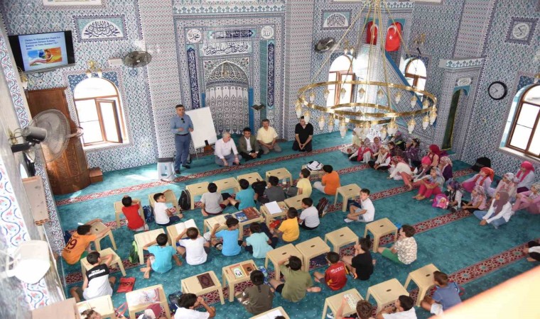 Turgutluda Kuran kursu öğrencilerine su tasarrufu eğitimi