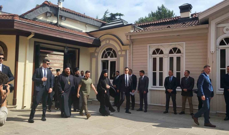 Ukrayna Devlet Başkanı Zelenski, Fener Rum Patriği Bartholomeosu ziyaret etti