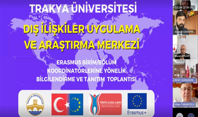 Üniversitede Erasmus tanıtım ve bilgilendirme toplantısı yapıldı