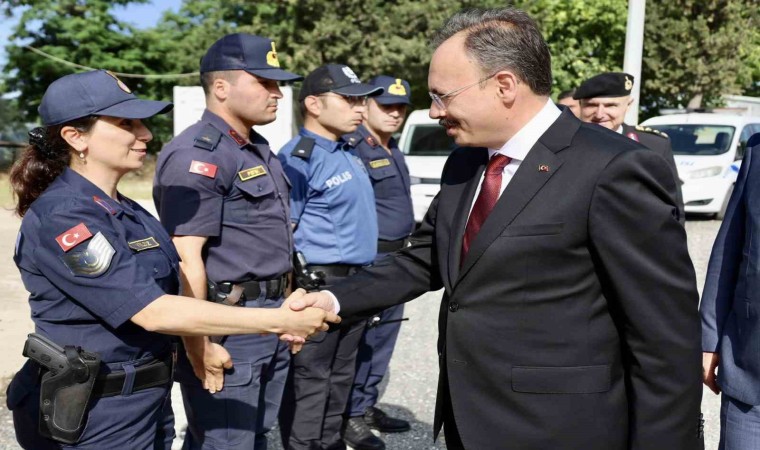 Vali Kızılkayadan uygulama noktalarına ziyaret