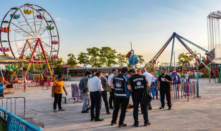 Vandaki lunaparklar denetlendi