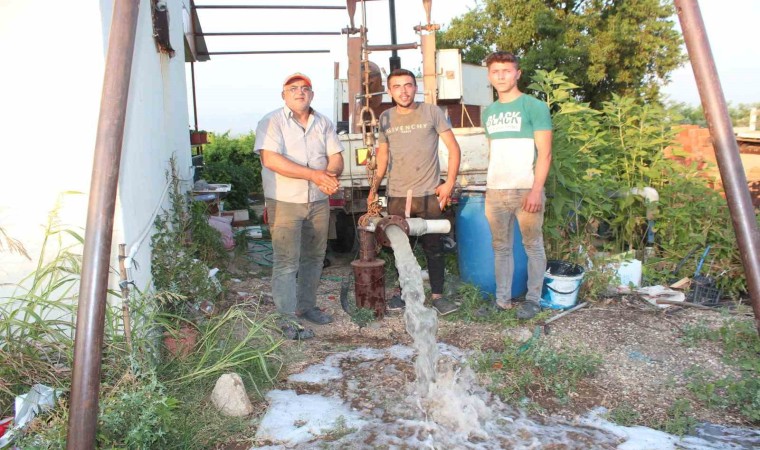 Yeraltı suları çekilmeye başladı