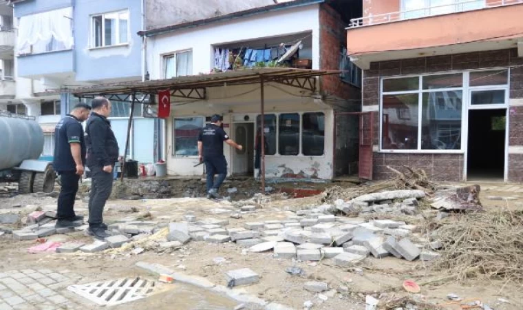 Zonguldak’ta sel sonrası hasar tespiti (3)