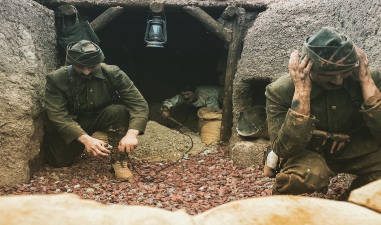 1915 Siper Canlandırması Alanında ziyaretçiler Çanakkale ruhunu yaşıyor