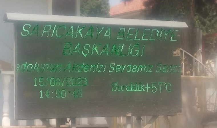 57 derece sıcaklığın resmidir