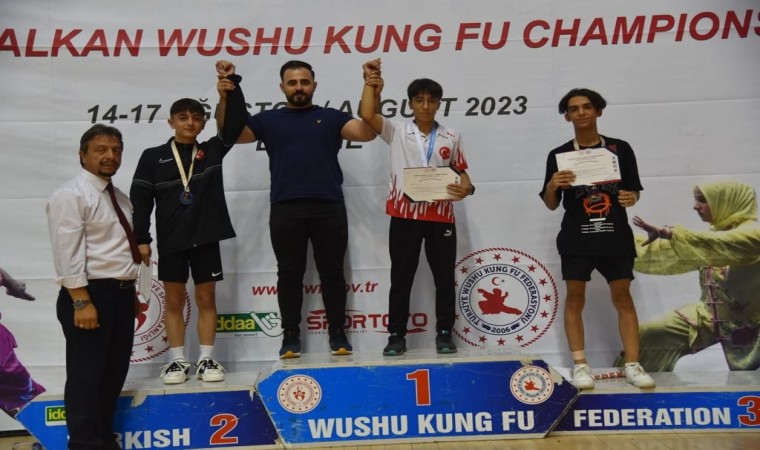 6. Balkan Wushu Kung Fu Şampiyonasına Karacabey damga vurdu