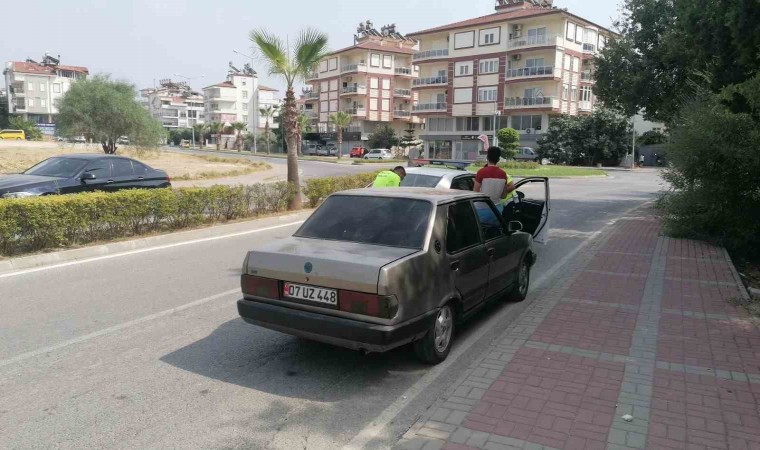 Abart egzoz denetiminden kaçtı yakalanınca yemediği ceza kalmadı