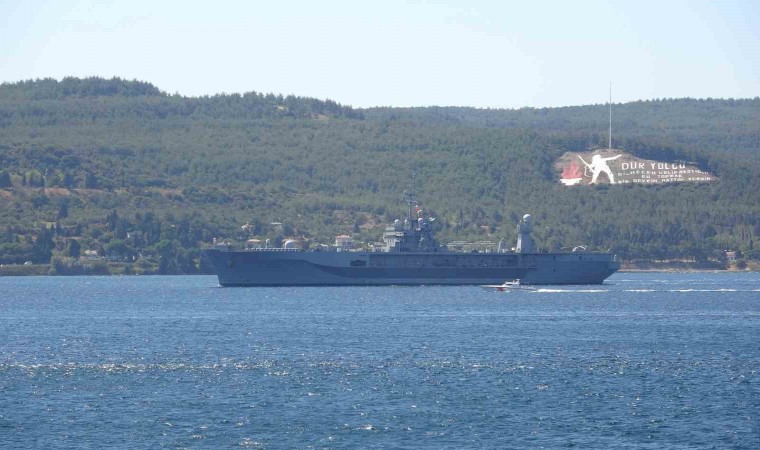 ABDnin amiral gemisi USS Mount Whitney, Çanakkale Boğazından geçti