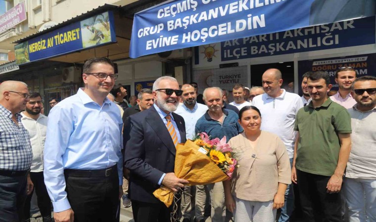 AK Parti Grup Başkanvekili Yenişehirlioğlu, kaza sonrası ilk ziyaretini Akhisara yaptı