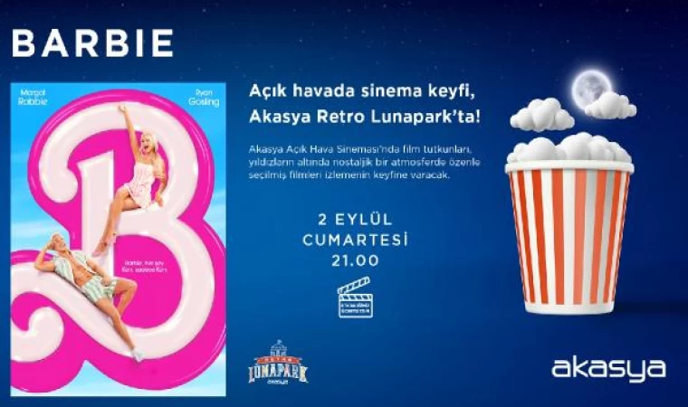 Akasya Açık Hava Sineması’nda Barbie filmi gösterime giriyor