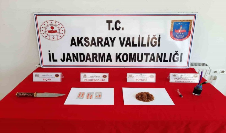 Aksaray jandarmadan uyuşturucu operasyonu: 5 gözaltı