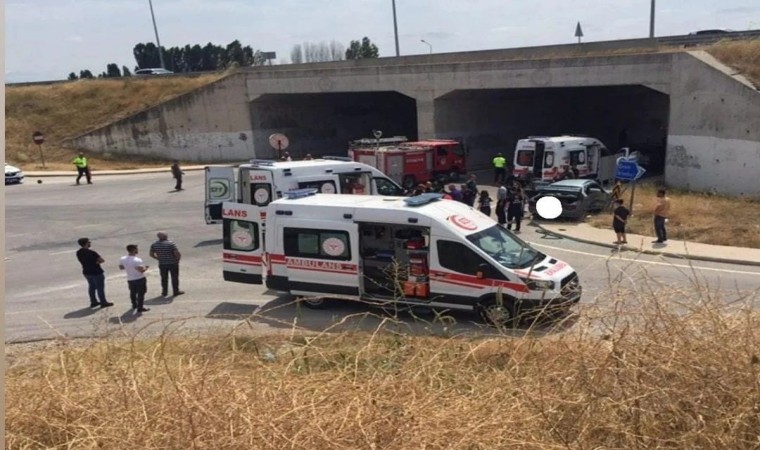 Amasyada zincirleme kaza: 1 ölü, 3 yaralı