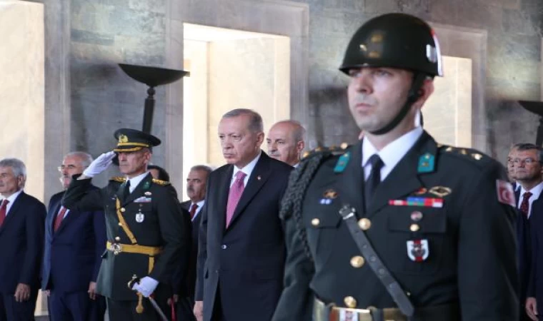 Anıtkabir’de ’30 Ağustos’ töreni