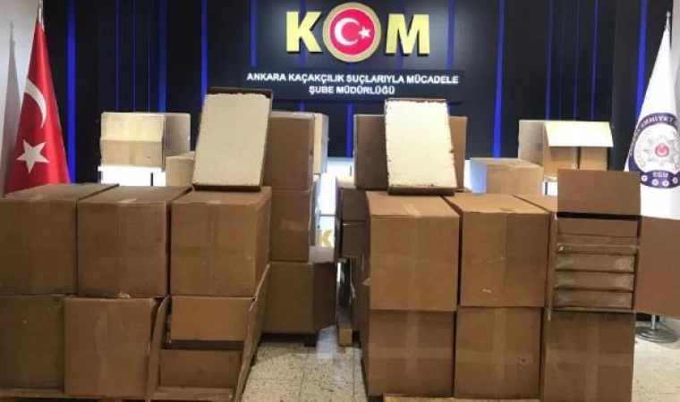 Ankara’da 1540 litre sahte etil alkol ele geçirildi; 4 gözaltı 