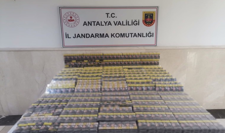 Antalyada 5 bin 150 paket kaçak sigara ele geçirildi