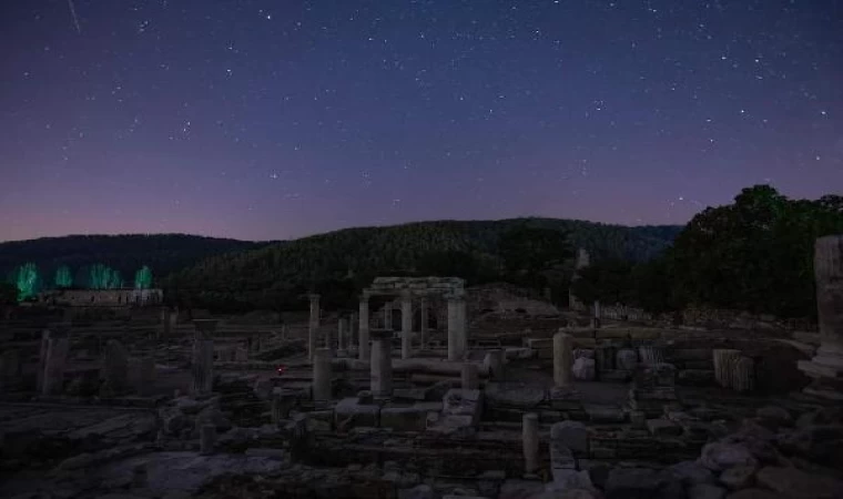 Antik kentte, perseid meteor yağmuru gözlendi