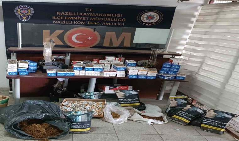 Aydında kaçak sigara operasyonu: 1 gözaltı