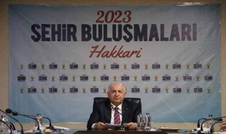 Bakan Güler: Huzur temin edildikçe Hakkari’ye yapılan yatırımlar hız kazandı