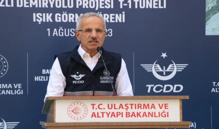 Bakan Uraloğlu: Gaziantep-Adana arası trenle yolculuk 1,5 saate düşecek