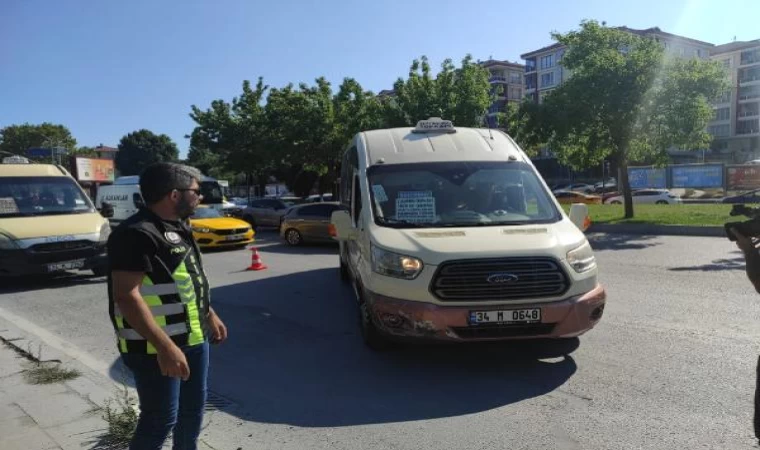 Bakırköy’de minibüslere polis denetimi