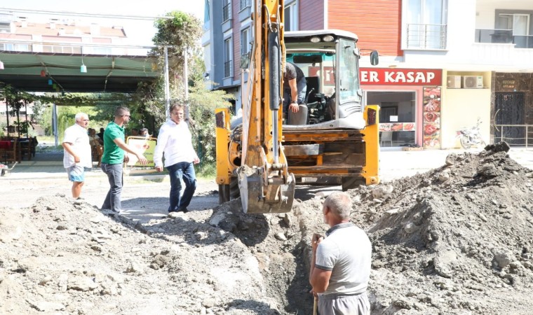 Başkan Arslan, Altınkumda çalışmaları denetledi