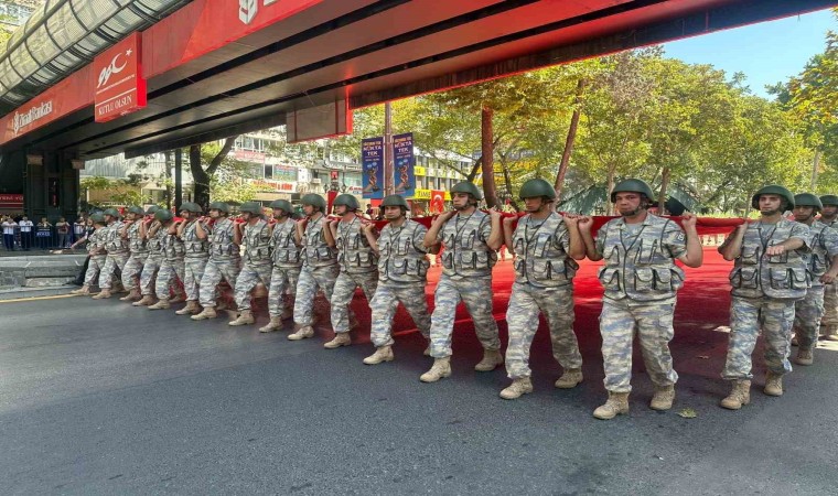 Başkentte 30 Ağustos Zafer Bayramı yürüyüşü