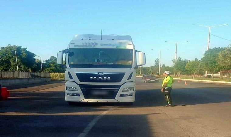 Beyşehirde yasağa uymayan yüksek tonajlı araçlara ceza