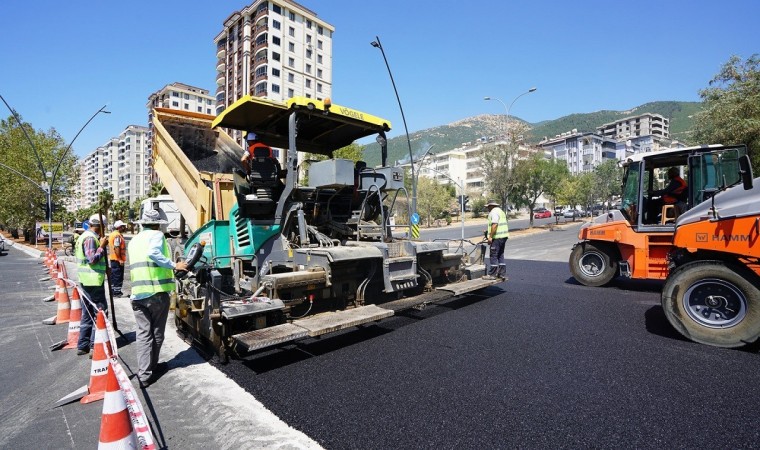 Binevlerde 4. etap asfalt çalışması başladı