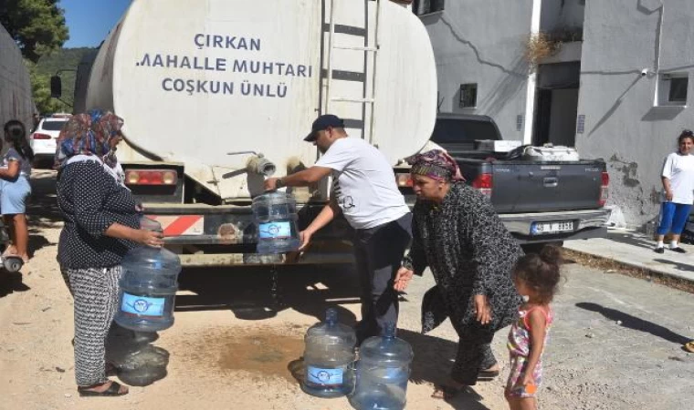 Bodrum’da su sorunu sürüyor, mahalleli çözüm bekliyor