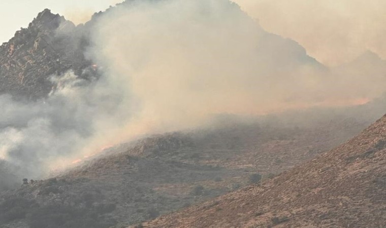 Bodrumda yangın çıktı, havadan ve karadan müdahale sürüyor