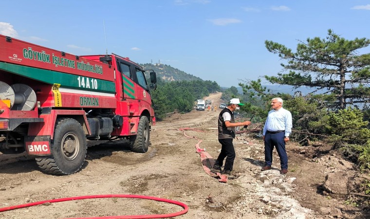 Boluda orman yangını devam ediyor