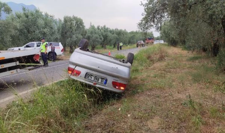 Bursa’da takla atan otomobilin sürücüsü hayatını kaybetti; 2 yaralı