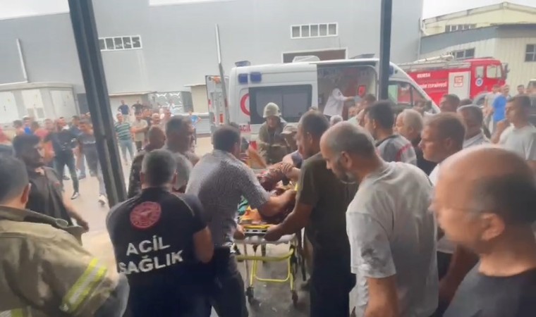 Bursada yakıt dolu varil bomba gibi patladı : 1 ağır yaralı