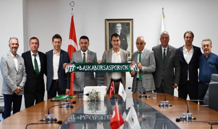 Bursaspor Kulübü, Osmangazi Belediye Başkanı Mustafa Dündarı ziyaret etti