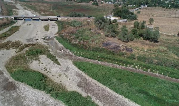 Büyükçekmece Baraj Gölü kurudu; Tarihi Çakmak Hattı’nı otlar sardı