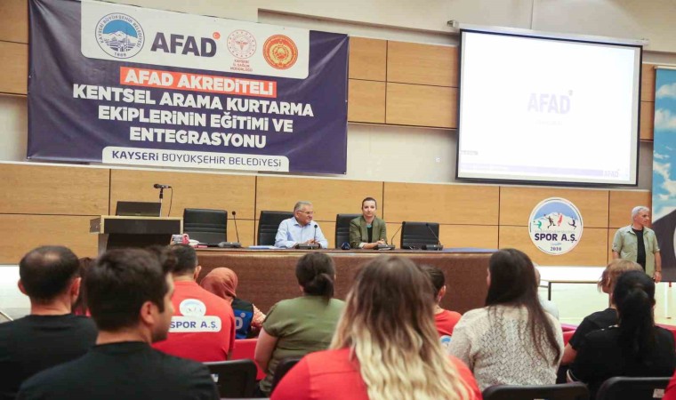 Büyükkılıç, Kentsel Arama Ekiplerinin Eğitimi ve Entegrasyonu Seminerine Katıldı